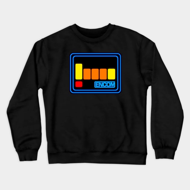 ENCOM Desk Graphic Crewneck Sweatshirt by Hologram Teez